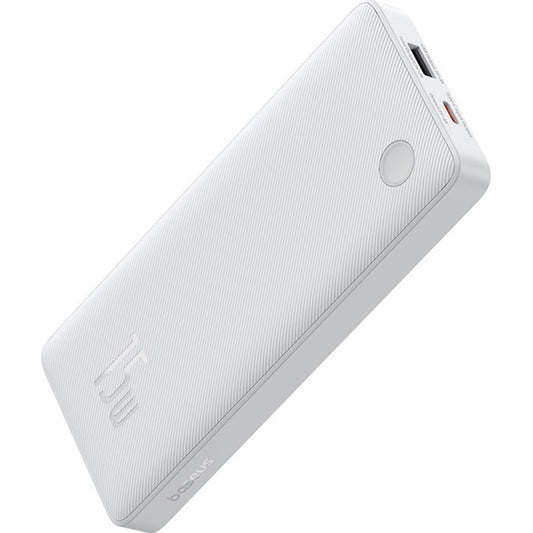 Baseus Airpow Lite externe batterij, 10000mAh, 15W, 1 x USB-A - 1 x USB-C, Wit