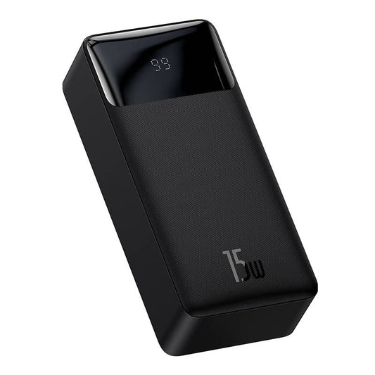 Baseus Bipow Externe Batterij, 30000mAh, 15W, 1 x USB-C - 2 x USB-A, Zwart PPBD05050201