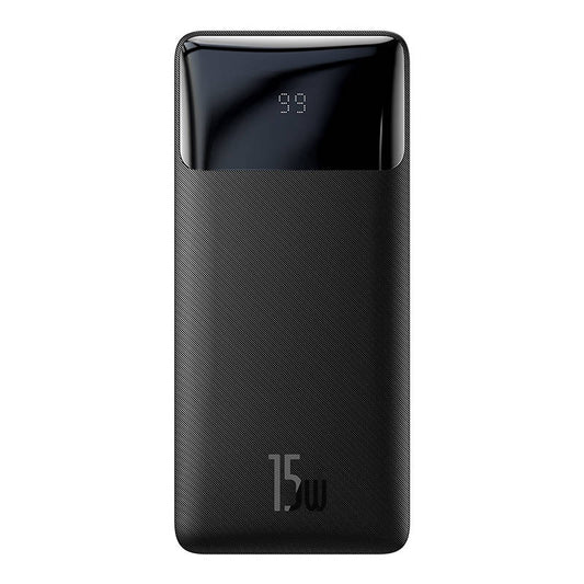 Baseus Bipow Externe Batterij, 30000mAh, 15W, 1 x USB-C - 2 x USB-A, Zwart PPBD05050201