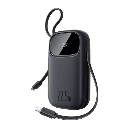 Externe batterij Baseus EnerFill FC31, 20000mAh, 22.5W, QC + PD, 1 x Lightning - 1 x USB-A - 2 x USB-C, Zwart P10082107123-00