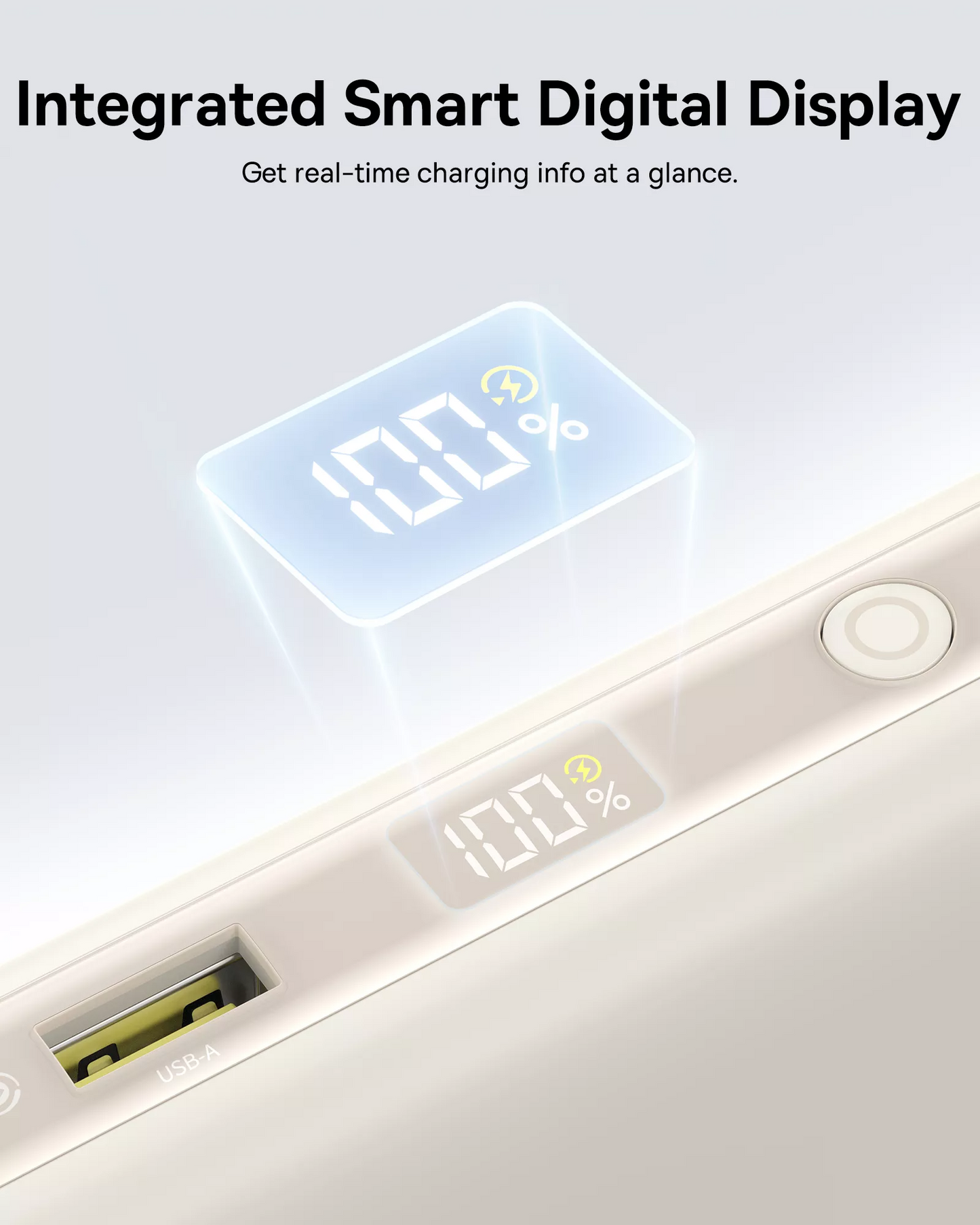 Externe batterij Baseus EnerFill FC41, 20000mAh, 100W, QC + PD, 1 x USB-A - 3 x USB-C, Wit E0028N04