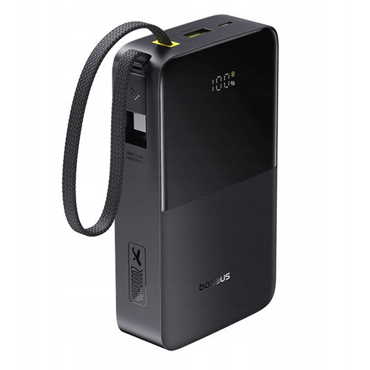 Externe Batterij Baseus EnerFill Bipow2 Pro, 20000mAh, 22.5W, QC + PD, 1 x USB-A - 2 x USB-C, Zwart E0027701