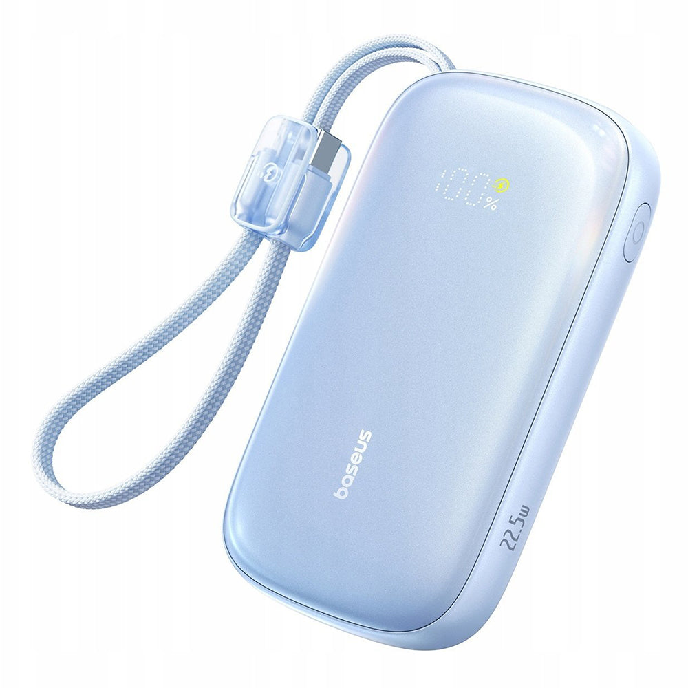 Externe Batterij Baseus EnerFill FC21 Qpow 3 Ultra, 10000mAh, 22.5W, QC + PD, 1 x USB-A - 1 x USB-C, Blauw E0027L03