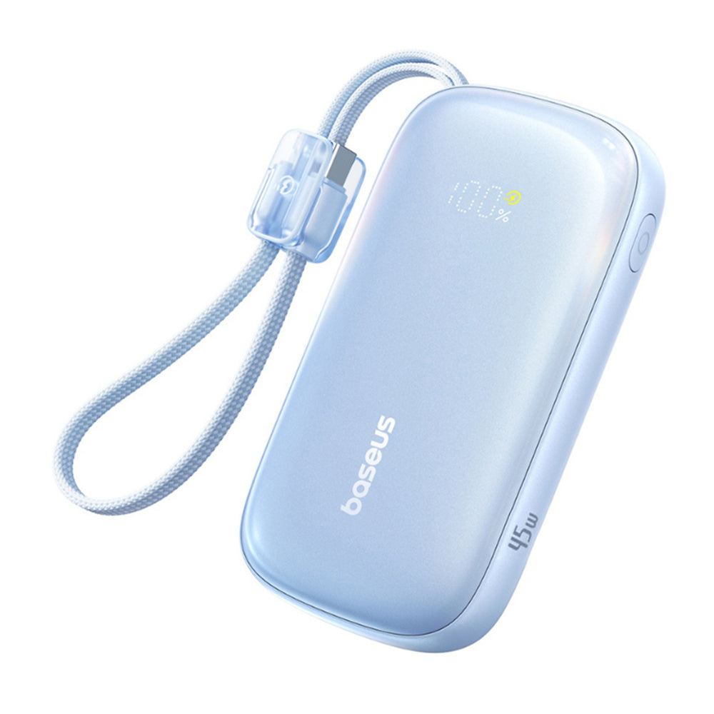 Externe Batterij Baseus EnerFill FC21 Qpow 3 Ultra, 10000mAh, 45W, QC + PD, 1 x USB-A - 1 x USB-C, Blauw E0027Q03