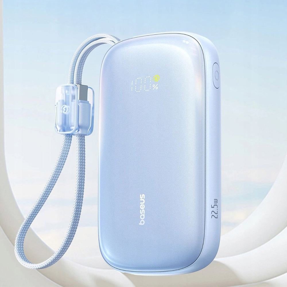 Externe Batterij Baseus EnerFill FC21 Qpow 3 Ultra, 10000mAh, 45W, QC + PD, 1 x USB-A - 1 x USB-C, Blauw E0027Q03