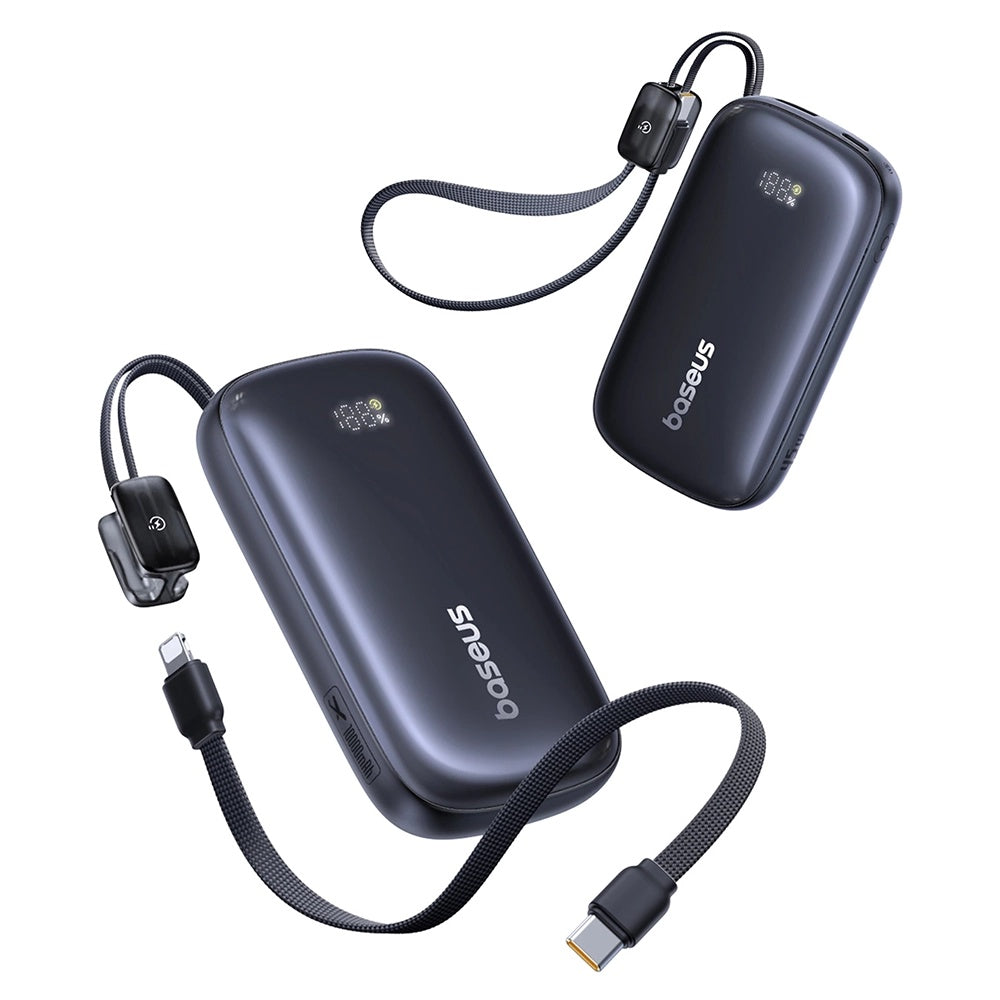 Externe Batterij Baseus EnerFill FC21 Qpow 3 Ultra, 10000mAh, 45W, QC + PD, 1 x USB-A - 1 x USB-C, Zwart E0027Q00
