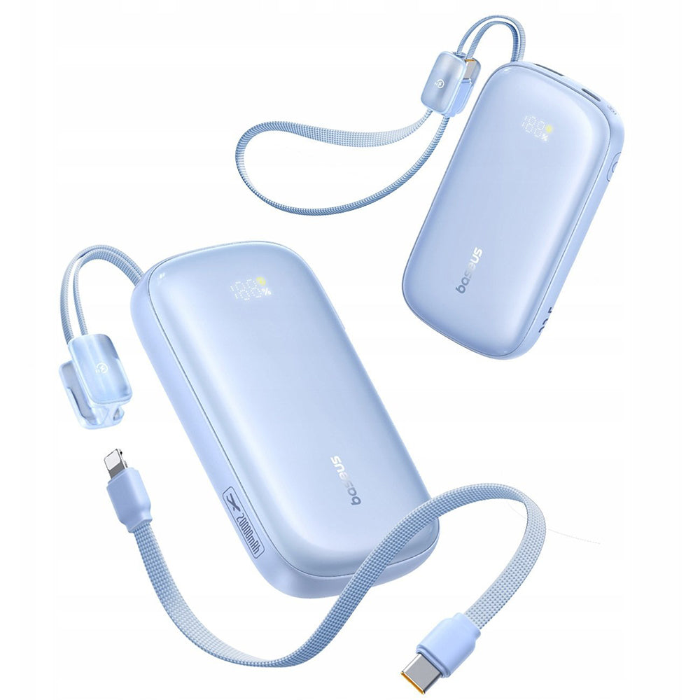 Externe Batterij Baseus EnerFill FC21 Qpow 3 Ultra, 20000mAh, 22.5W, QC + PD, 1 x USB-A - 1 x USB-C, Blauw E0027M03