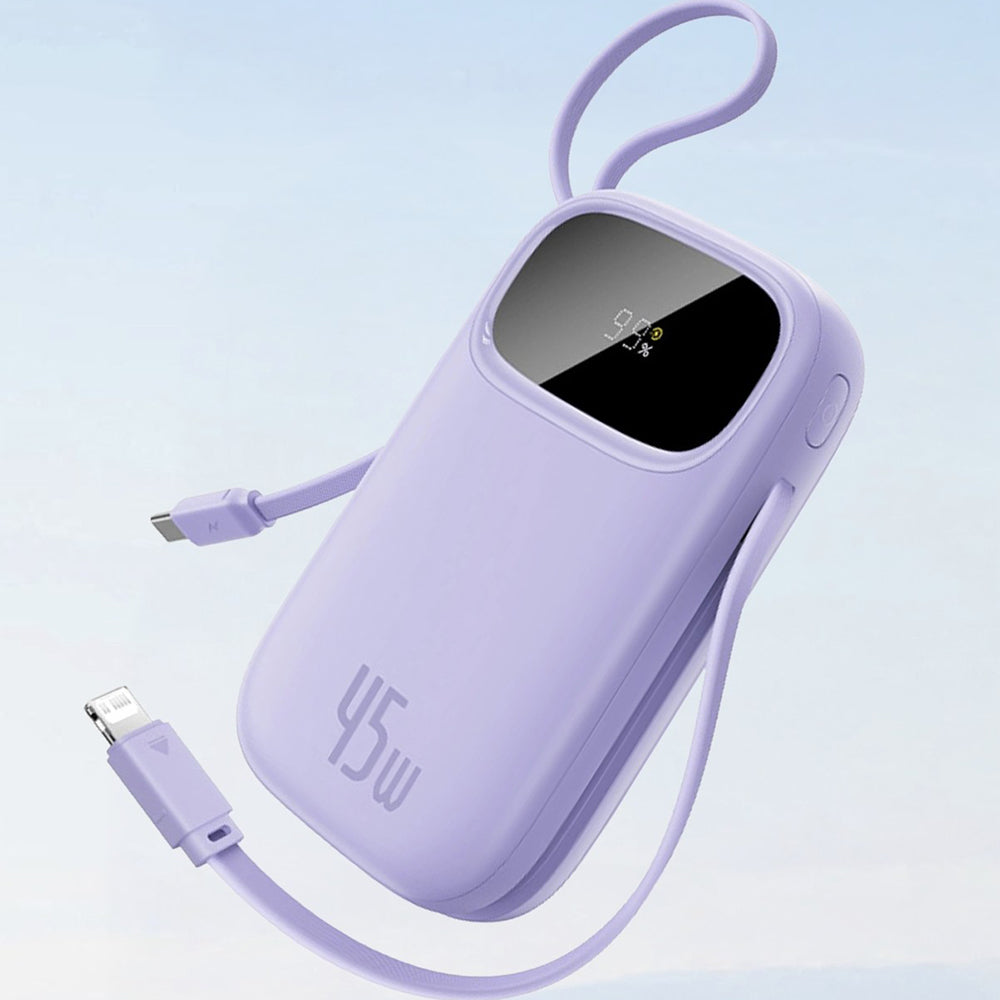 Externe Batterij Baseus EnerFill FC31 Qpow 3, 20000mAh, 45W, QC + PD, 1 x Lightning - 1 x USB-A - 2 x USB-C, Blauw E0028D03