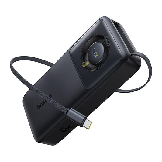 Externe Batterij Baseus Free2Pull, 20000mAh, 65W, PD, 1 x USB-C, Zwart P10073700123-00