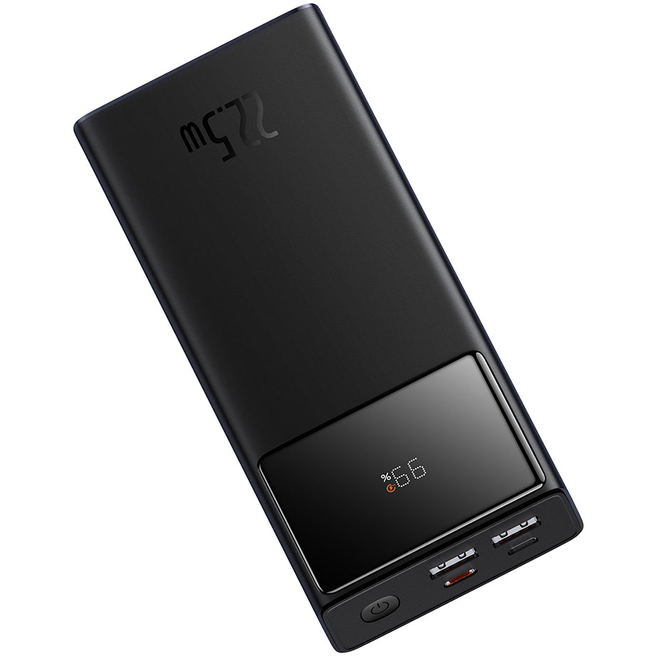 Externe Batterij Baseus Star Lord, 20000mAh, 22.5W, QC + PD, 1 x USB-C - 2 x USB-A, Zwart PPXJ080001