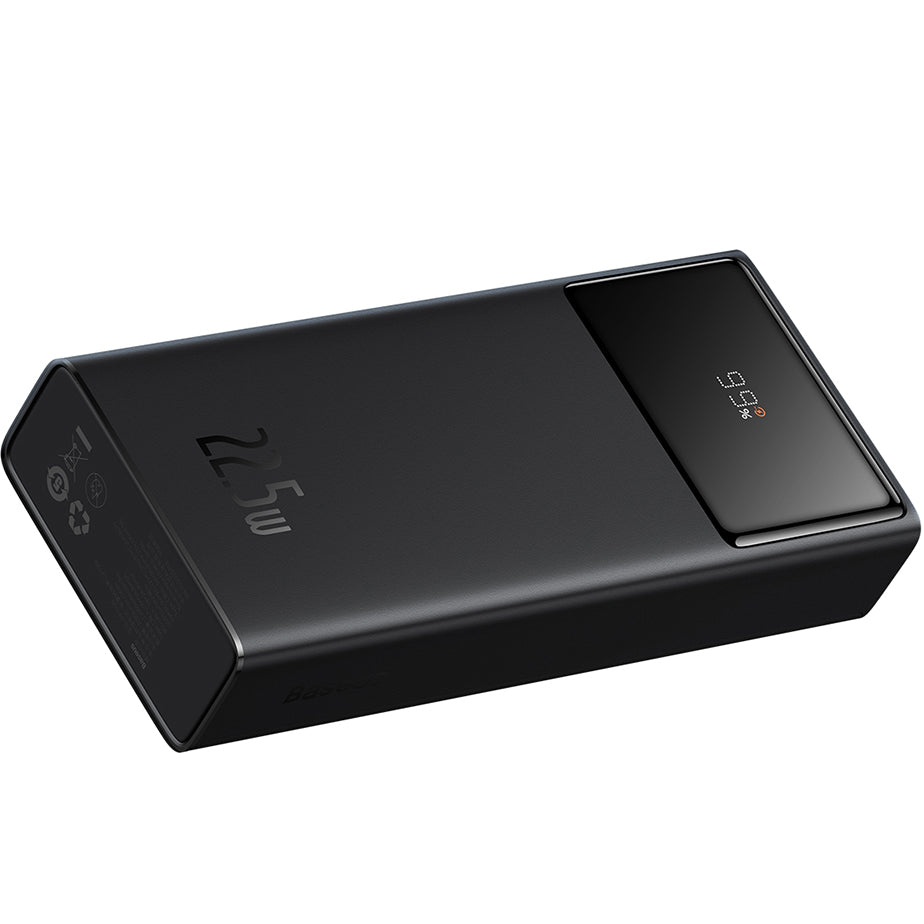Externe Batterij Baseus Star Lord, 20000mAh, 22.5W, QC + PD, 1 x USB-C - 2 x USB-A, Zwart PPXJ080001