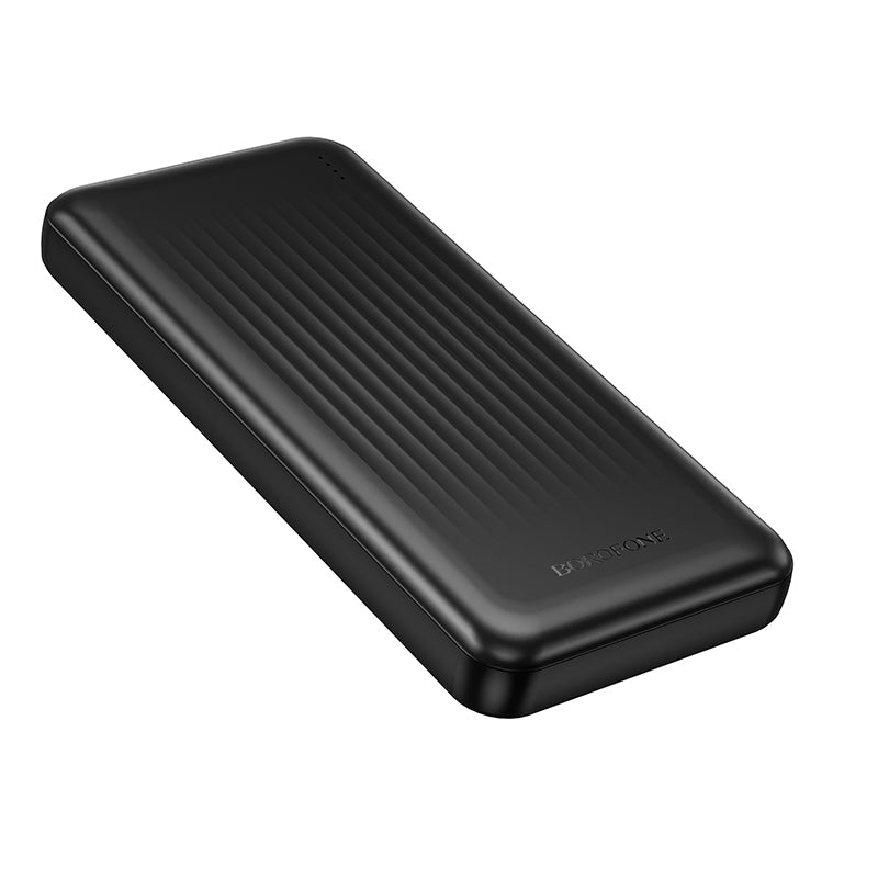 Externe Batterij Borofone BJ80A Clever, 10000mAh, 22.5W, QC + PD, 1 x USB-C - 2 x USB-A, Zwart