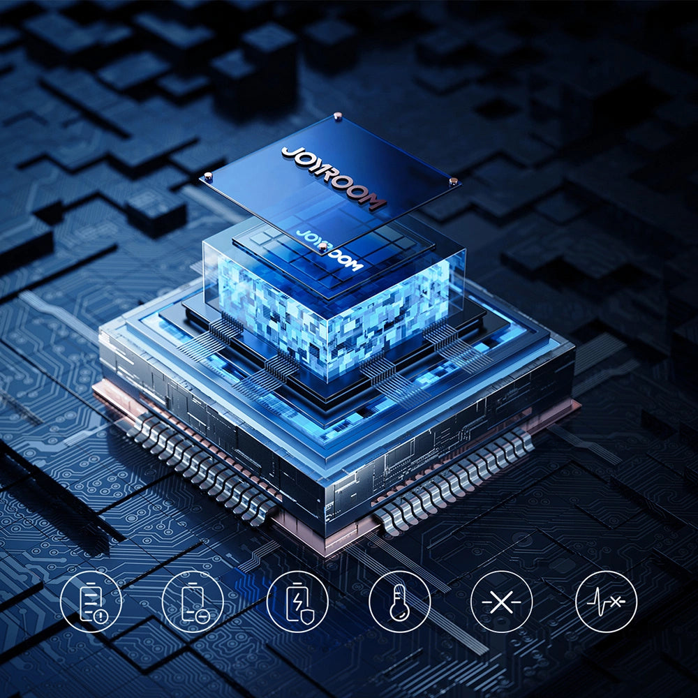 Externe Batterij Joyroom JR-PBF05, 30000mAh, 65W, QC + PD, 1 x USB-A - 2 x USB-C, Zwart