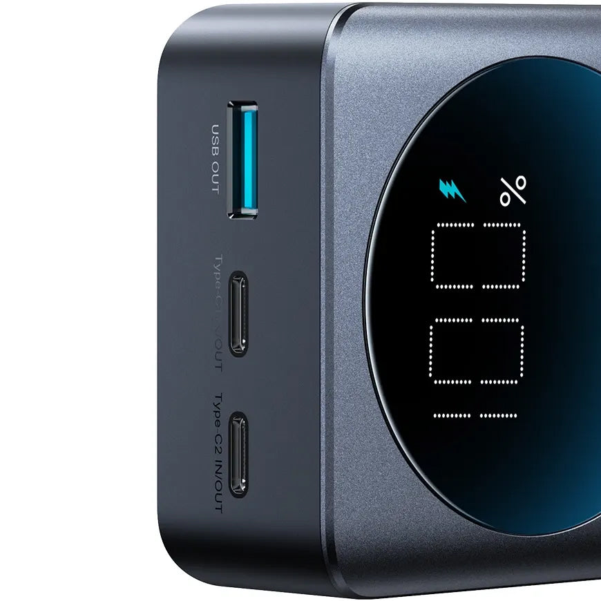 Externe Batterij Joyroom JR-PBF05, 30000mAh, 65W, QC + PD, 1 x USB-A - 2 x USB-C, Zwart