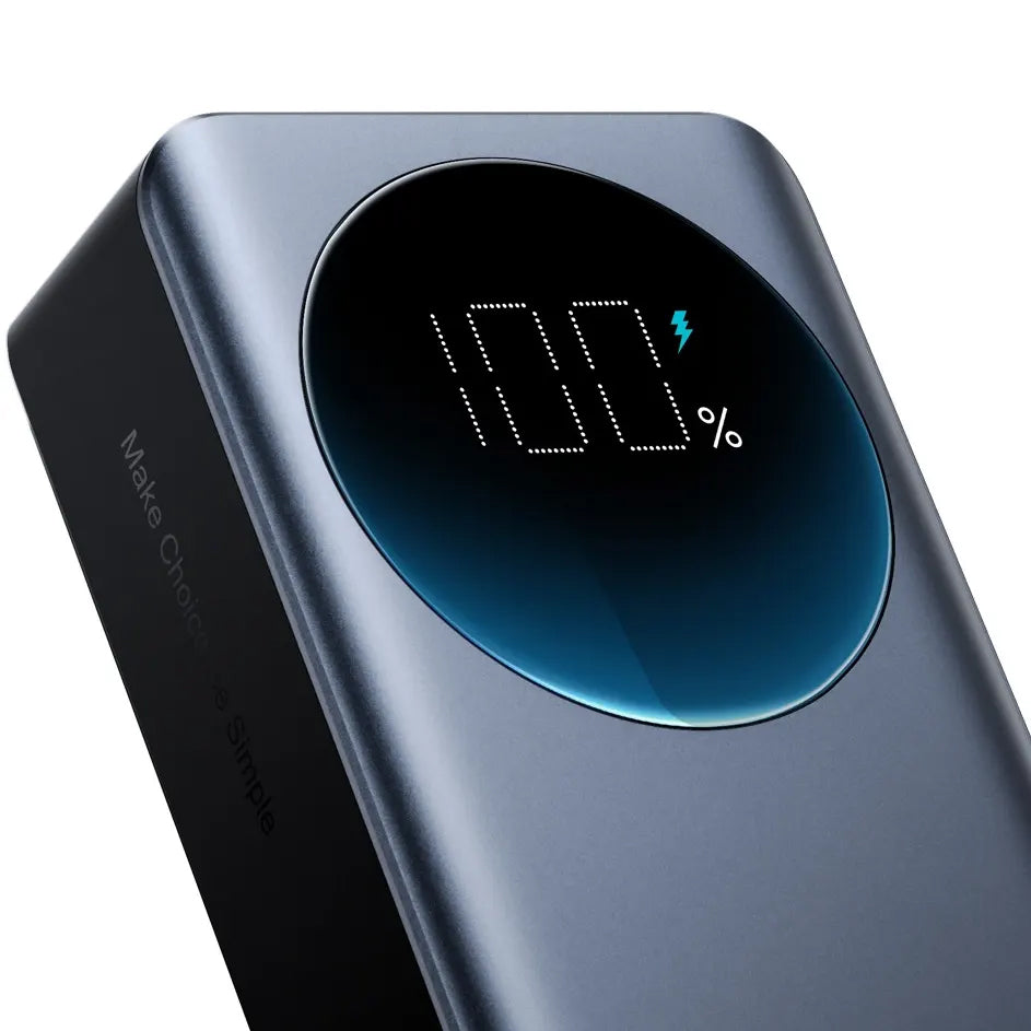 Externe Batterij Joyroom JR-PBF05, 30000mAh, 65W, QC + PD, 1 x USB-A - 2 x USB-C, Zwart