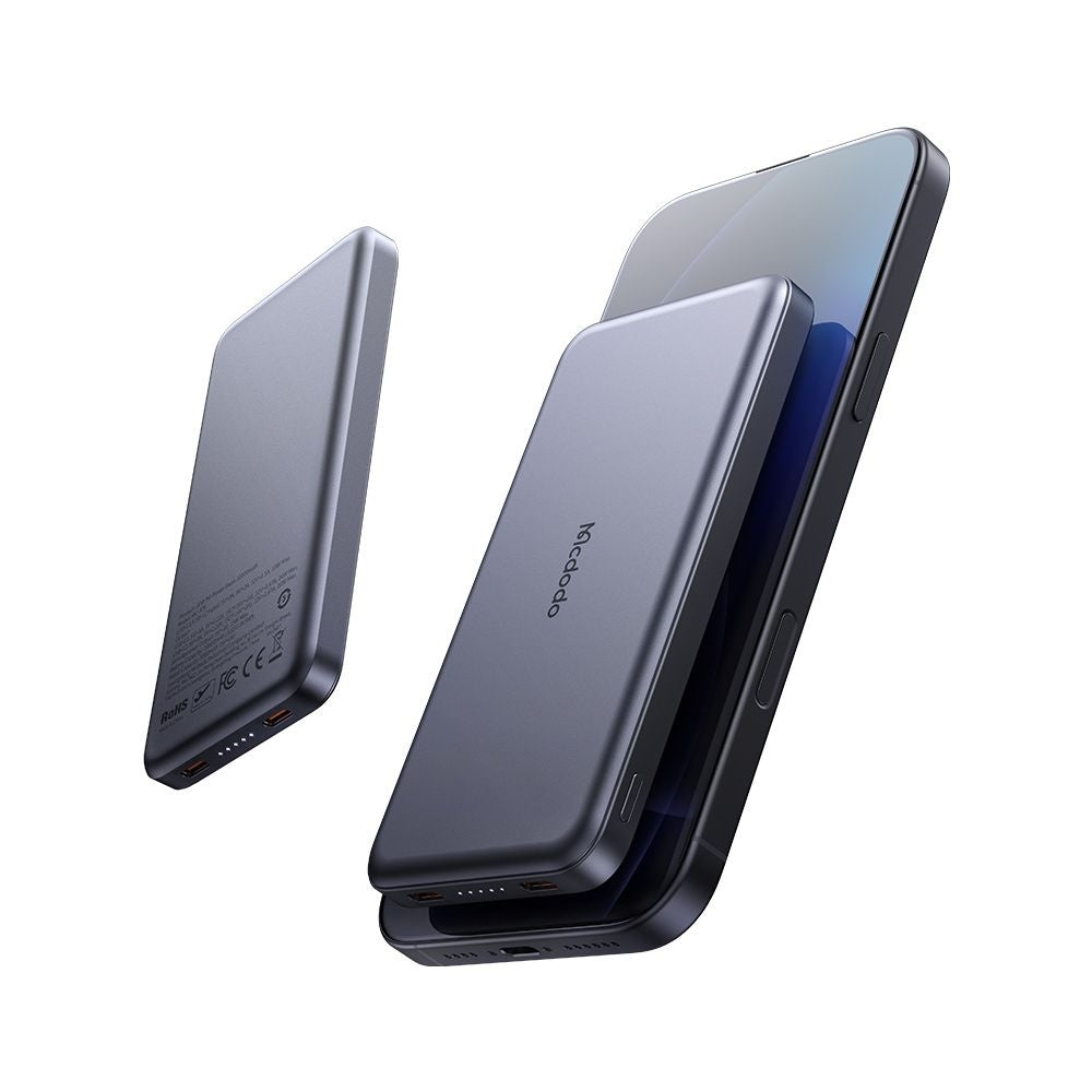 Externe Batterij McDodo MC-3781 Meta, 10000mAh, 20W, PD, 2 x USB-C, Zwart
