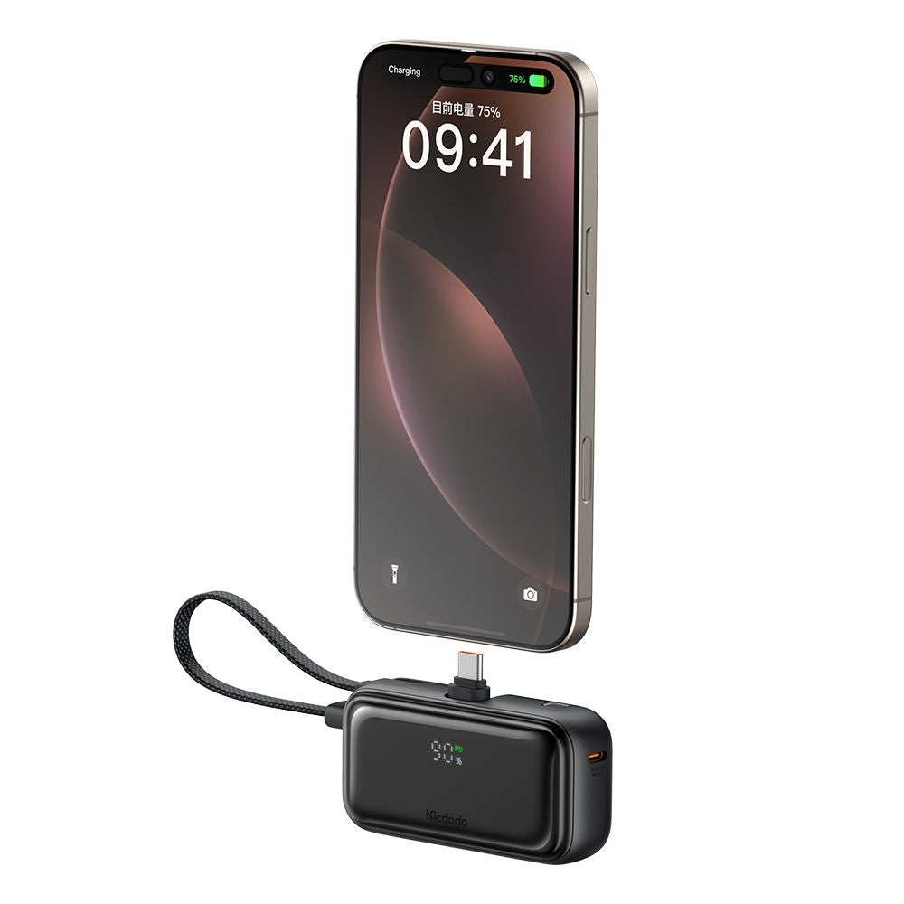 Externe Batterij McDodo MC-7760 Freekit, 5000mAh, 22.5W, PD, 3 x USB-C, Zwart