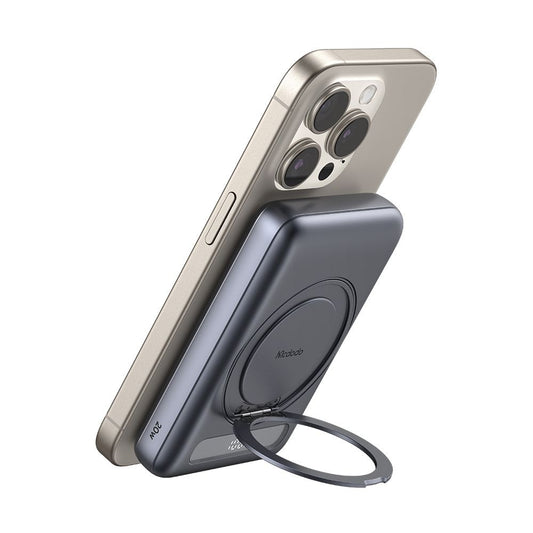 Draadloze Externe Batterij McDodo MC-8371 Meta, 10000mAh, 20W, PD + FQI, 1 x QI - 1 x USB-C, Gri