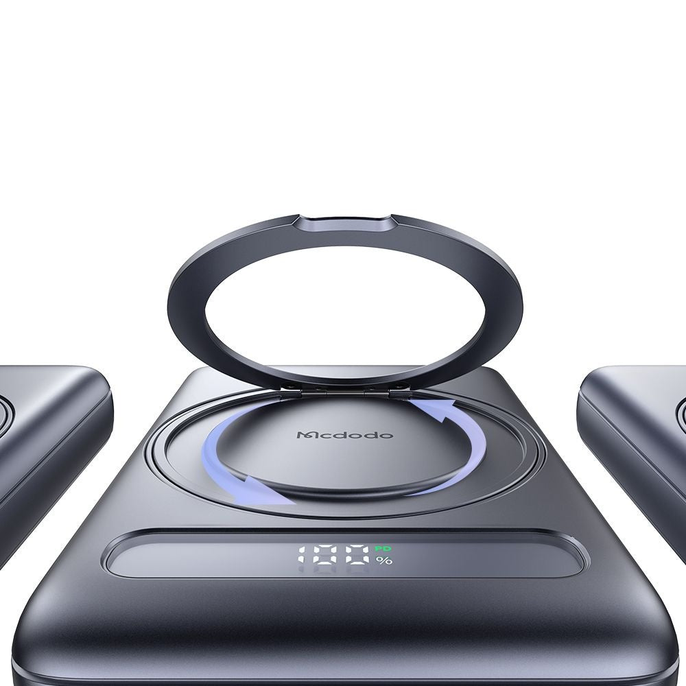 Draadloze Externe Batterij McDodo MC-8371 Meta, 10000mAh, 20W, PD + FQI, 1 x QI - 1 x USB-C, Gri