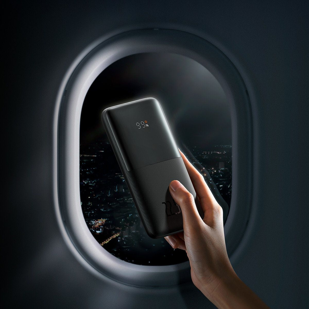 Externe Batterij Baseus Bipow Pro, 10000mAh, 22.5W, QC + PD, 1 x USB-C - 2 x USB-A, Zwart PPBD040001