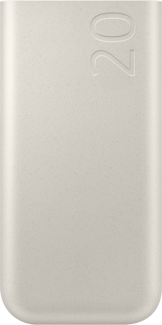 Samsung externe batterij, 20000mAh, 45W, PD, 3 x USB-C, Beige EB-P4520XUEGEU