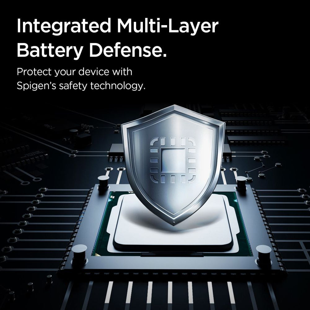 Externe Batterij Spigen Essential, 10000mAh, 22.5W, QC + PD, 1 x USB-A - 2 x USB-C, Zwart ABA09431