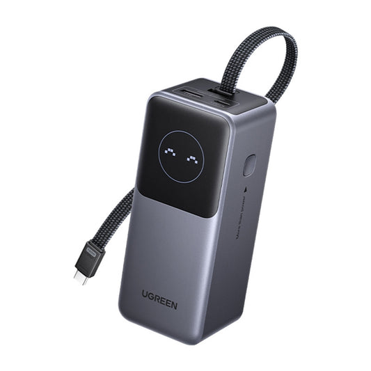 Externe Batterij UGREEN PB723, 20000mAh, 130W, QC + PD, 1 x USB-A - 2 x USB-C, Gri