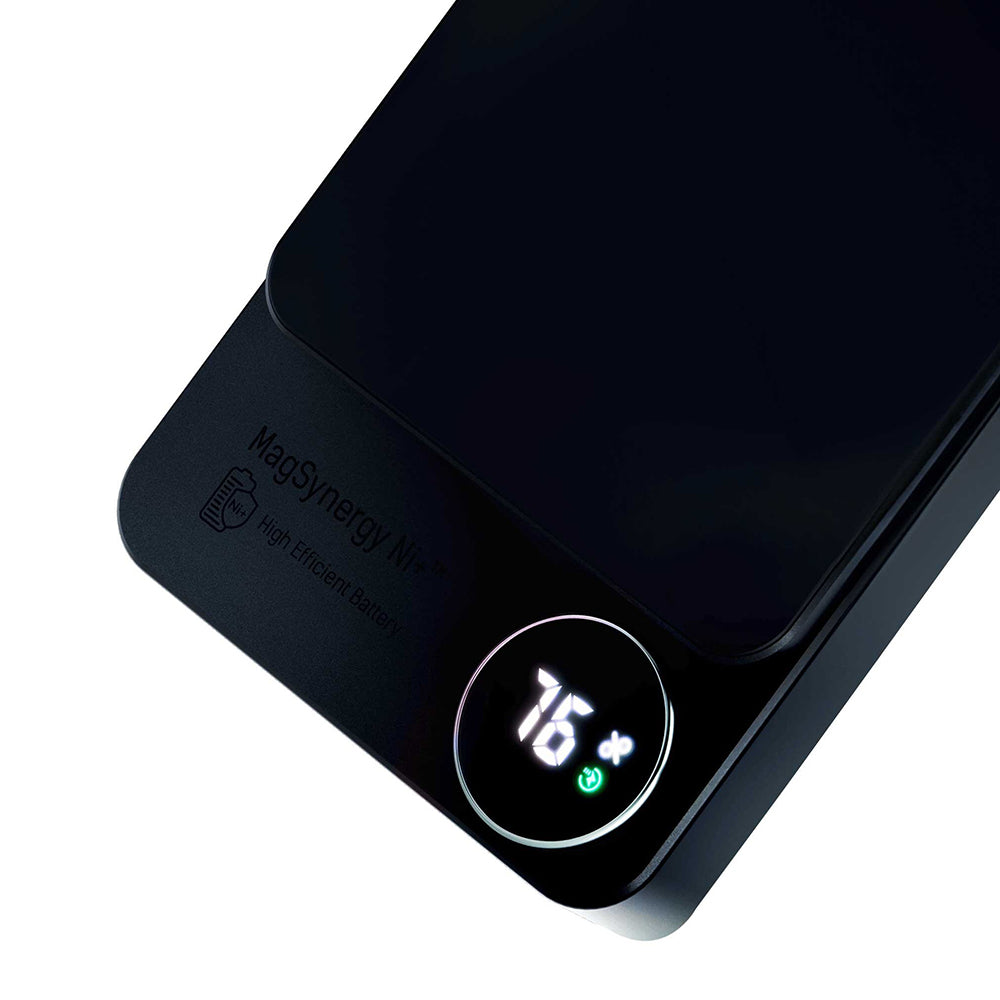 Draadloze Externe Batterij 3MK MagSynergy Ni+, 5000mAh, 22.5W, PD + FQI, 1 x QI - 1 x USB-C, Zwart