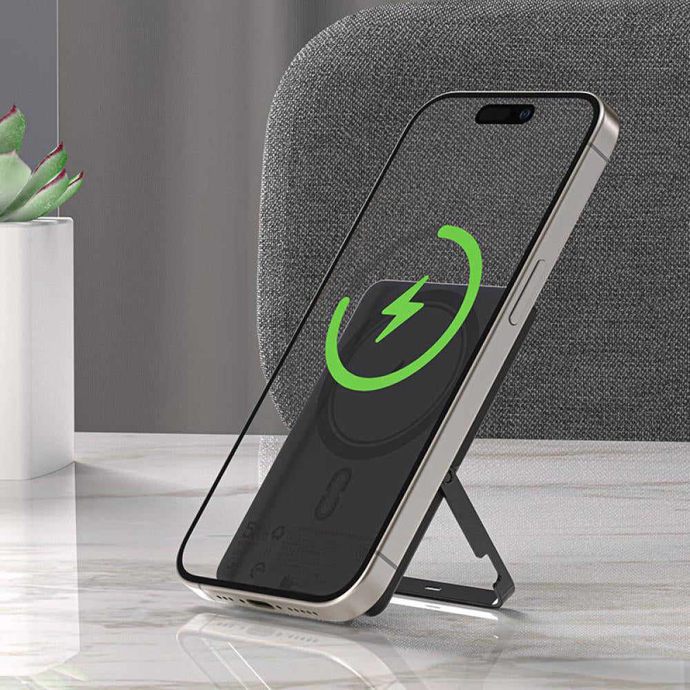 Draadloze Externe Batterij Acefast M17, 10000mAh, 22.5W, PD + FQI, 1 x QI - 1 x USB-C, Zwart