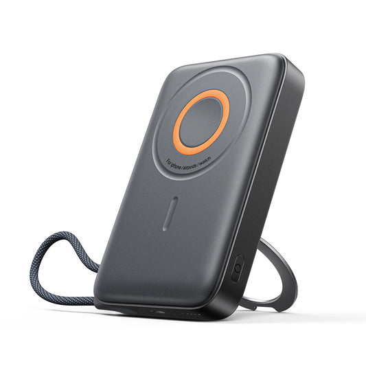 Draadloze Externe Batterij Joyroom JR-PBM02, 10000mAh, 22.5W, PD + FQI, 1 x QI - 2 x USB-C, Zwart