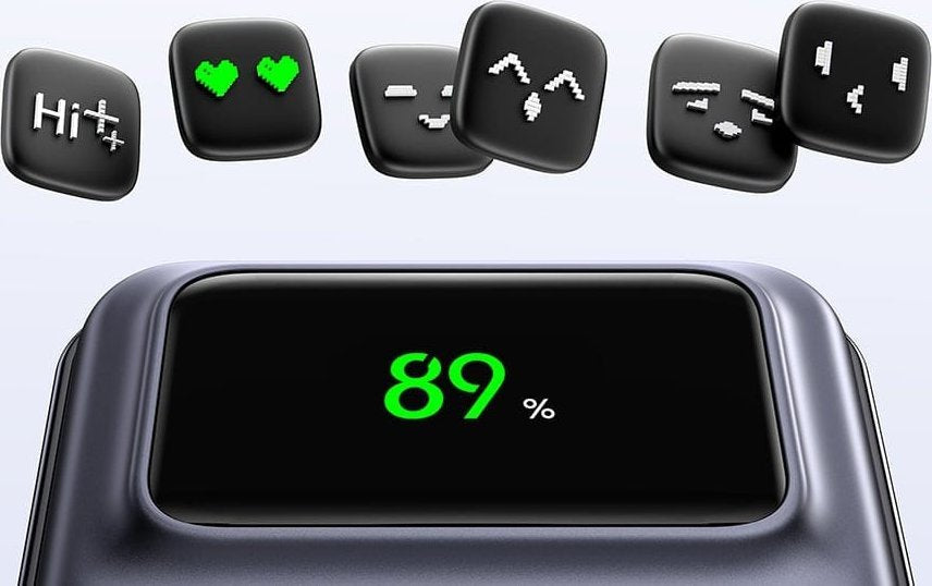 Draadloze Externe Batterij UGREEN PB571 Uno, 5000mAh, 20W, PD + FQI, 1 x QI - 1 x USB-C, Gri