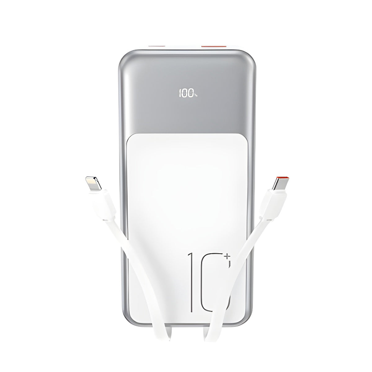 Externe Batterij XO Design PR248, 10000mAh, 22.5W, QC + PD, 1 x Lightning - 1 x USB-A - 2 x USB-C, Wit