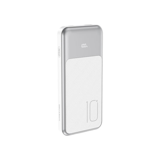 Externe Batterij XO Design PR248, 10000mAh, 22.5W, QC + PD, 1 x Lightning - 1 x USB-A - 2 x USB-C, Wit