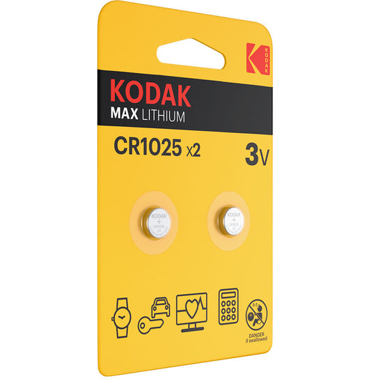 Kodak Max batterij, CR2025, Set van 2 stuks