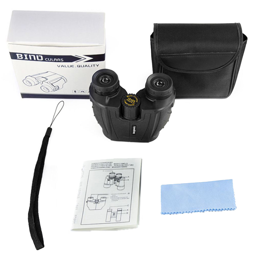 Techsuit BN1 verrekijker, 12x, 25mm, Zwart