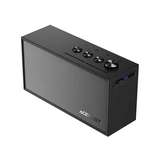 Bluetooth-luidspreker Acefast K9 Go, 7W, TWS, RGB, Waterdicht, Zwart