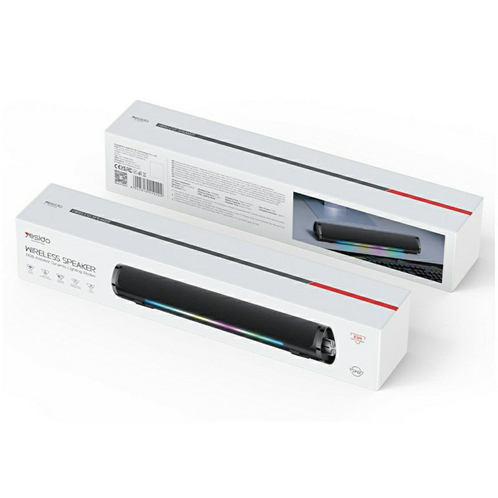 Bluetooth-luidspreker Yesido YSW27, 10W, RGB, Zwart
