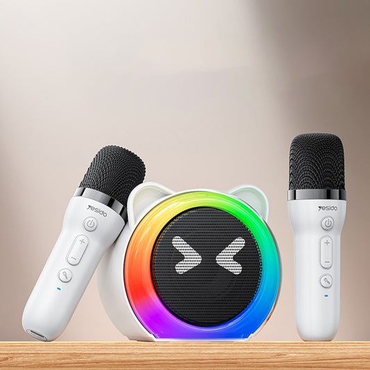 Bluetooth Speaker Yesido YSW36 Kids, 5W, Karaoke, Wit