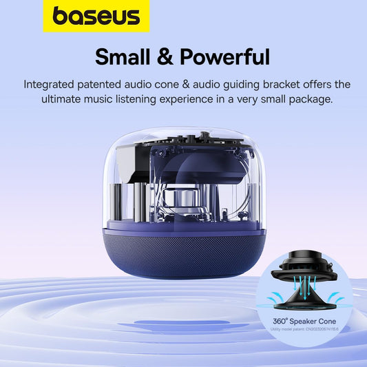 Draagbare Bluetooth-luidspreker Baseus AeQur V2, paars