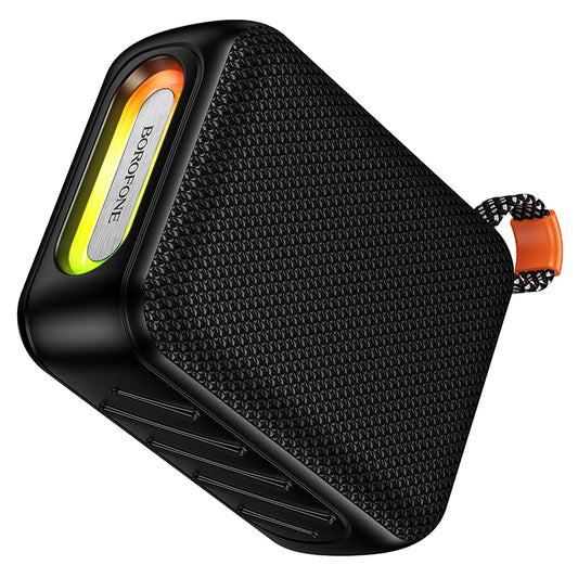 Draagbare Bluetooth-luidspreker Borofone BR106 Felicitous, 8 W, TWS, RGB, zwart