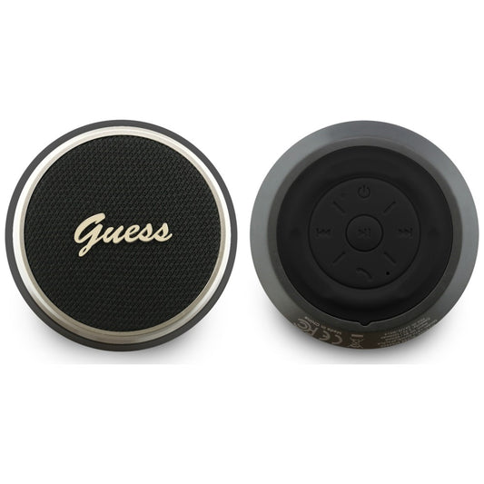 Draagbare Bluetooth Speaker Guess Script Metal Logo, 5W, TWS, Zwart