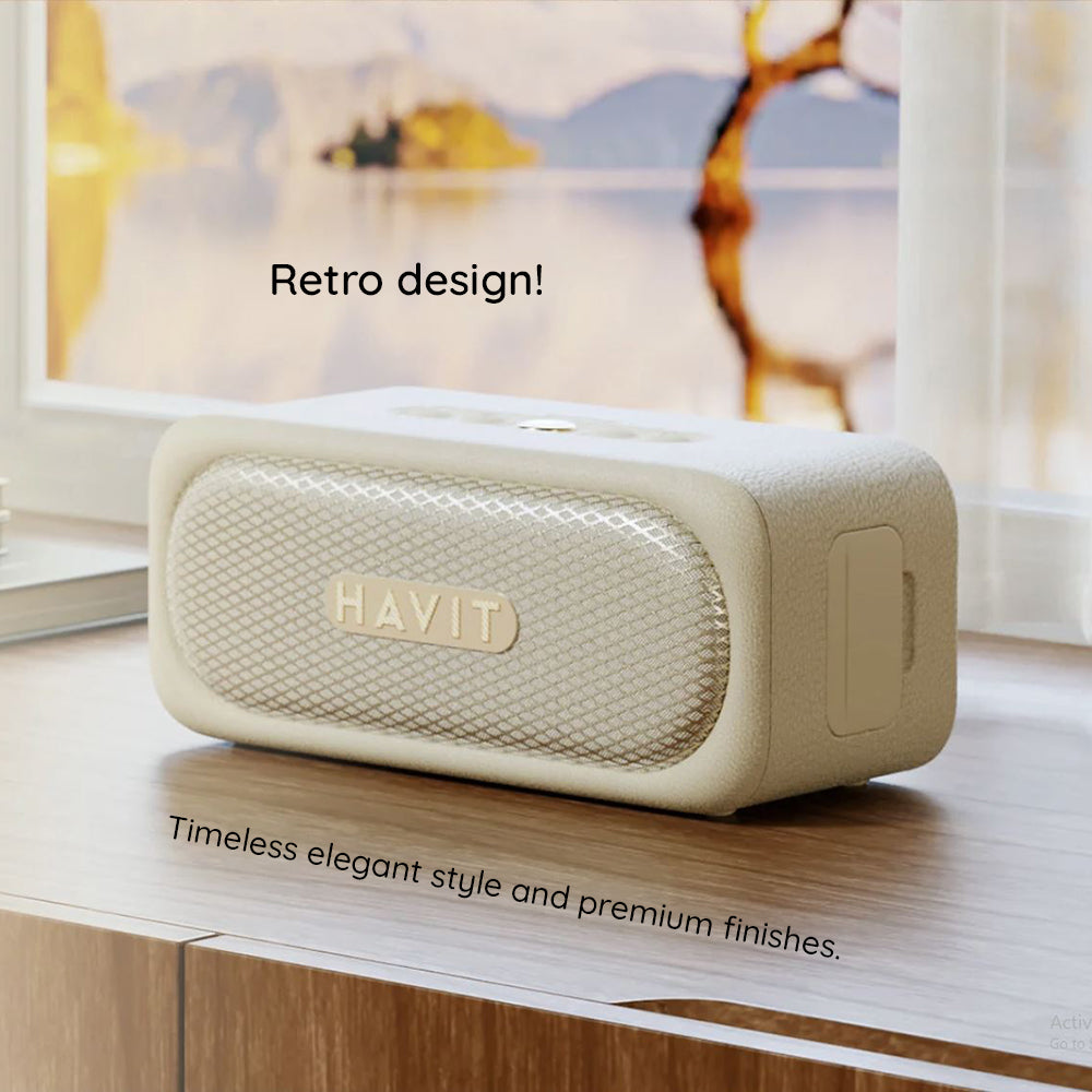 Bluetooth-luidspreker HAVIT SK905BT, 20W, Waterdicht, Beige