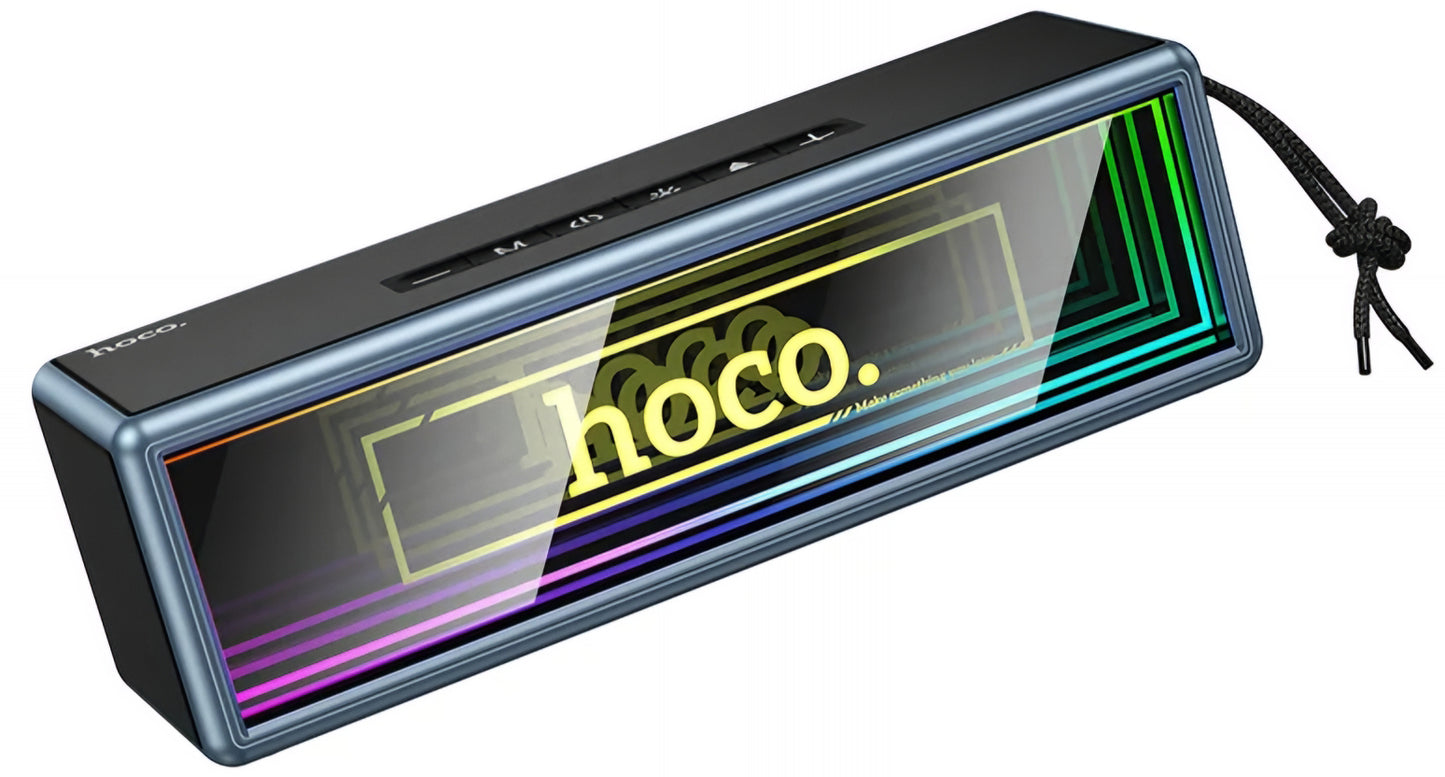 Draagbare Bluetooth Speaker HOCO HC40, 2 x 10W, TWS, RGB, Zwart