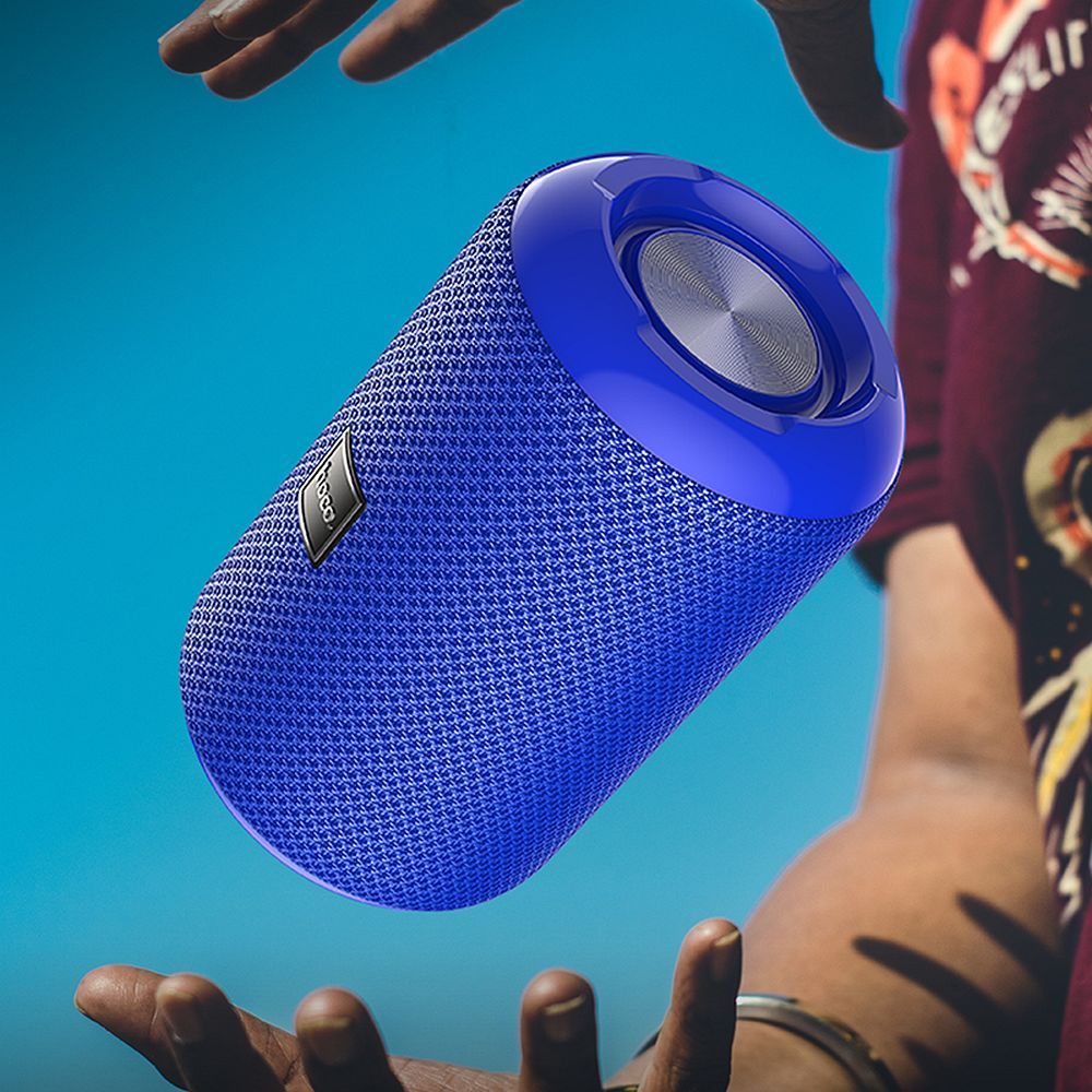 Draagbare Bluetooth Speaker HOCO HC1, 5W, TWS, Waterdicht, Blauw