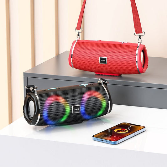 Draagbare Bluetooth Speaker HOCO HC12, 10W, RGB, Waterdicht, Zwart