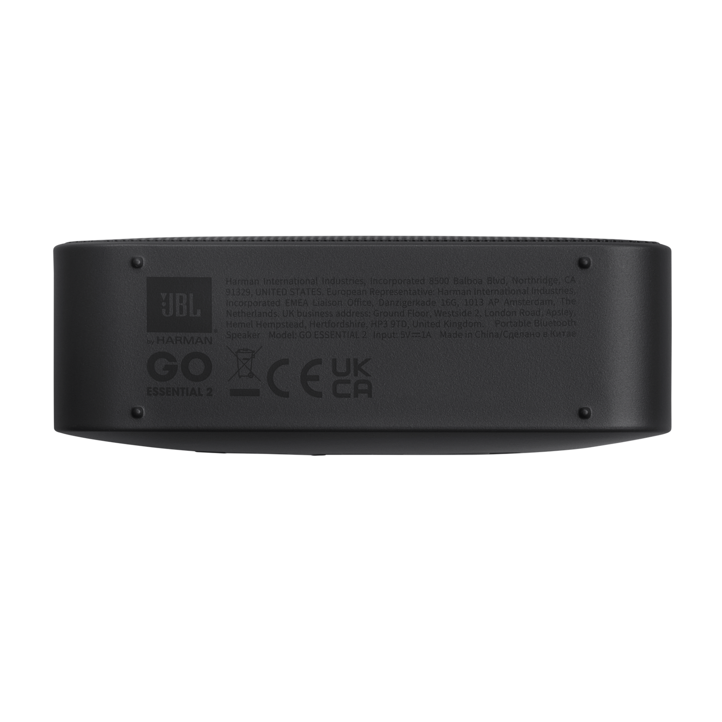 Draagbare Bluetooth Speaker JBL Go Essential 2, 3.1W, Pro Sound, Waterdicht, Zwart JBLGOES2BLKCN