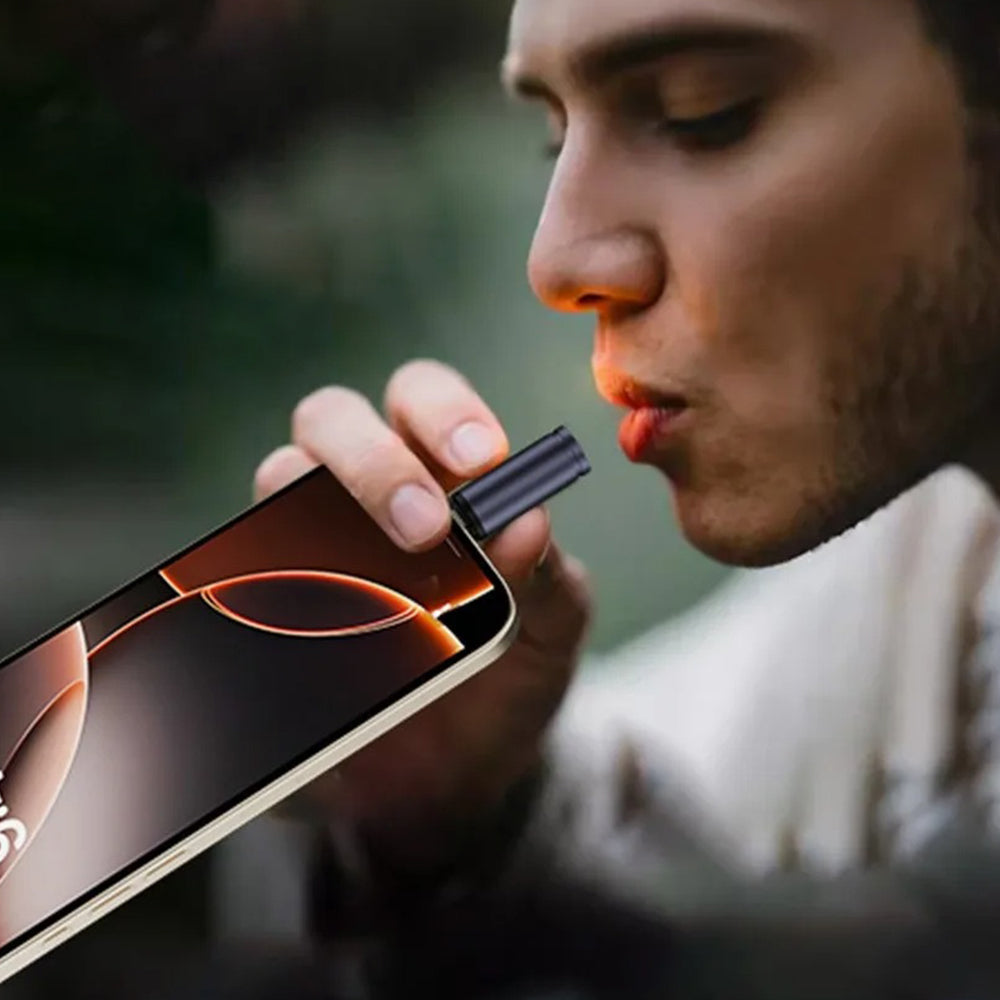 Techsuit SmokeX ML1 Elektrische Aansteker, USB-C, Grijs