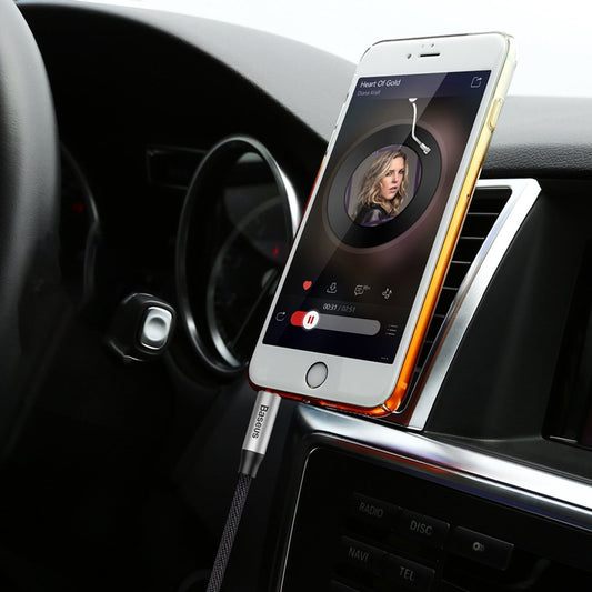 Audiokabel 3,5mm - 3,5mm Baseus Yiven Yiven M30, 1m, Zwart CAM30-BS1