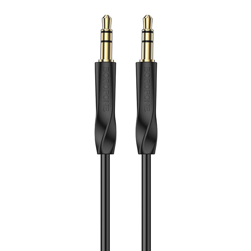 Audio Kabel 3.5mm - 3.5mm Borofone BL16, 1m, Zwart