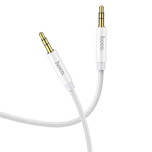 Audiokabel 3,5mm - 3,5mm HOCO UPA19, 1m, Zilver